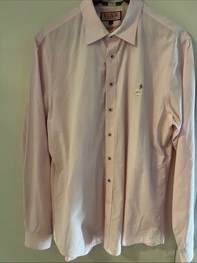 Thomas Pink, Large, Special Editikn Pale Pink Men's Dress Shirt